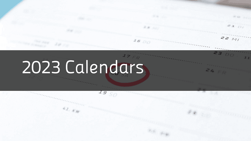 2023 Calendars